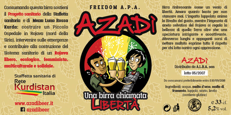 Azadì una birra chiamata Libertà