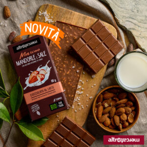 Cioccolato Mascao al latte con mandorle e sale